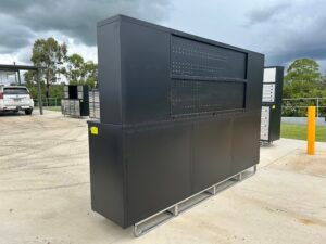 35 Drawer Stainless Steel Tool Cabinet Work Bench 2 35 drawer stainless steel cabinet work bench - 10ft model