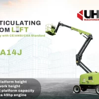 14m articulating boom lift - Zoomlion ZA14J with Kubota engine