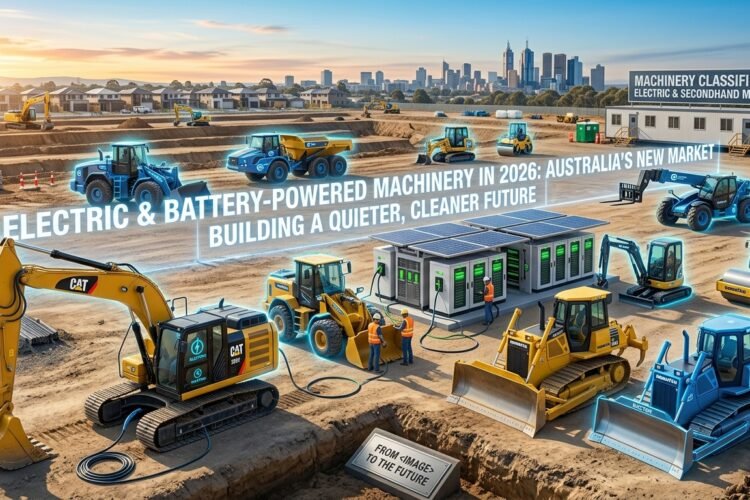 Electric and Battery-Powered Machinery in 2026: Is Australia Ready for the Secondhand Market?