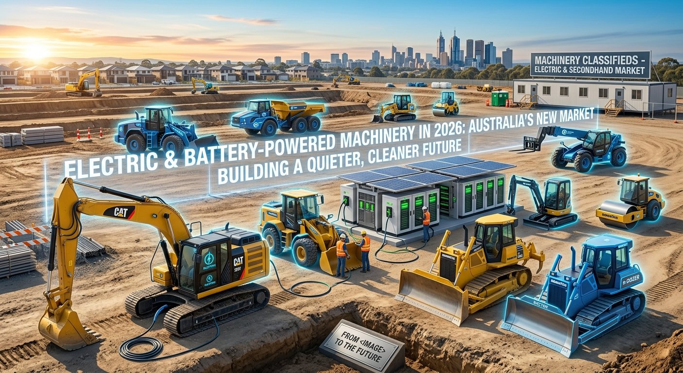 Electric and Battery-Powered Machinery in 2026: Is Australia Ready for the Secondhand Market?